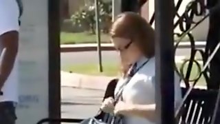 College girl Schoolgirl Groped and fucked in Bus - Natasha Nice